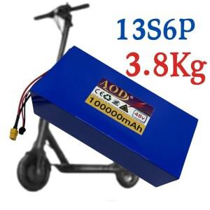 100Ah 48V 100% 새 제품 13S6P 배터리  리튬 팩 2000W 시티코코 전동 스쿠터 내장형 50A BMS