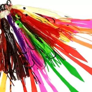 참돔 타이라바 스커트 꼴뚜기 유동식 바다낚시 루어 채비 어구 장비 소품 2개입