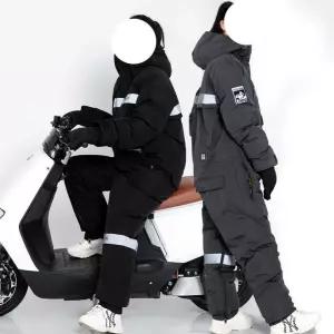 배달 우주복 라이딩 점프슈트 패딩 라이더 방한복 방풍 캠핑복 대행업 점퍼