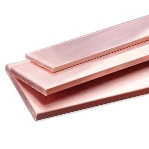 T2 보라색 구리판/보라색 구리 막대/순수 빨간색 솔리드 블록 두께 10-45mm W10-100mm L100/200mm