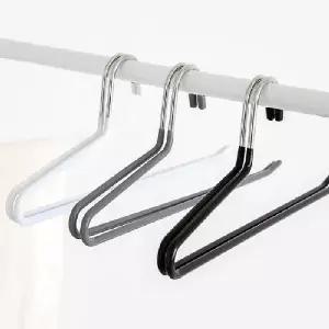 ( )BS 논슬립 바지걸이 흰색 10개 튼튼한 정리 옷걸이 청바지 걸이 치마 행거 다용도 보관