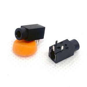 오디오 잭 PJ-211A 수평 3 핀 플매트 카펫 러그인 DIP 모노 스테레오 감지 헤드폰 베이스 커넥터 2.5mm 10