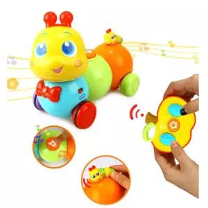 유아 작동완구 무선조종 움직이는 애벌레 아기 조카선물 인형 베이비펫 펫장난감 7살