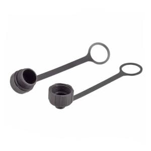 M12 방진덮개 플라스틱 금속 체인 외부 톱니 내부 IP67 방수 야외 캡 상단 뚜껑 구멍 크기 12mm