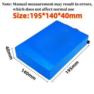 36V 12000mAh 18650 리튬 배터리 10S4P BMS 포함 500W 스케이트보드 롱보드 스쿠터 통근용 초대형 용량