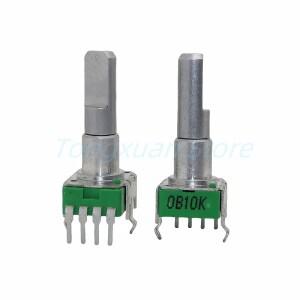 믹싱 콘솔 효과 장치 디지털 전위차계 Midas PRO6 0B10K 360 도 4 핀 알파 RV112FF-40B3N-22F 하프 샤프트