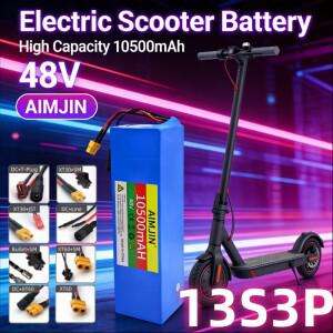 13S3P 10500mAh 48V 리튬 이온 배터리 1000W 10.5Ah 팩 (54.6V 전동 스쿠터 BMS용)