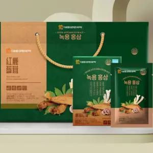 대웅 녹용홍삼 홍삼 음료 70ml 30포 부모님 선물 세트 어버이날