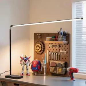 와이드 독서등 침실 사무실 스탠드 책상 램프 조명 집게 독서실 모니터등