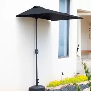 반쪽 어닝 벽면 테라스 천막 파라솔 하프 야외 카페