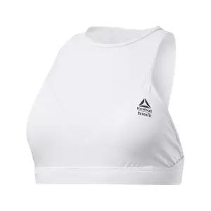 [리복]크로스핏 미디엄 임팩트 메시 스포츠 브라 화이트 FK4385