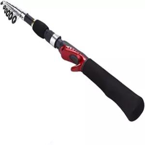 릴 세트 올타 65m 빨간색 휴대용 여행용 카본 낚싯대 콤보 색상 A B