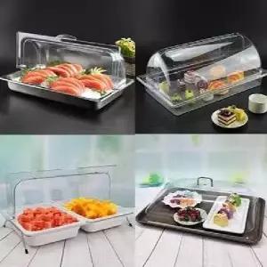 업소용 디저트 투명 보관 음식보관 덮개 호텔 트레이 주방용 뷔페 차핑디쉬 케이스 음식