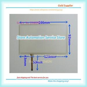 자동차 네비게이션 화면 비디오 인터폰 산업용 터치 패널 166x92 용 6.95 인치 스크린 New