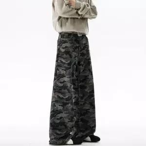 호크아이 캐주얼 팬츠 남성용 올가을 아웃도어 카고 카모 트렌드 데일리룩 KUK3