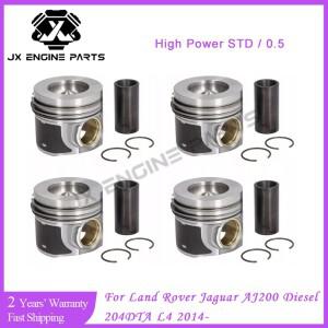 204DTA 고출력 엔진 피스톤 링 재규어 XF 랜드로버 디스커버리 레인지로버 스포츠 이보크 2.0 디젤 AJ200용