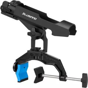 보트용 플러스이노 2/4 팩 낚싯대 홀더 확대 클램프가 있는 듀얼 V 모양 디자인 원형/사각 튜브 낚시 장비