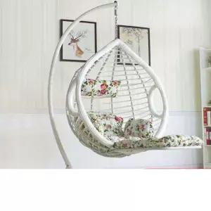 1인용 그네의자 카페 라탄 둥지 행잉체어 정원 테라스 흔들 해먹 스윙체어