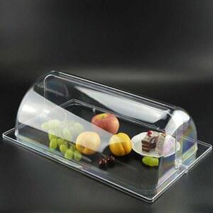 더스트 원형 베이커리 용기 D36CM 밀폐 투명플랩 업소용 31CM 업소용 뚜껑 소형