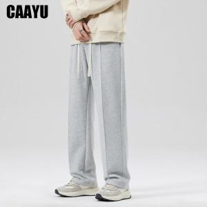 호환상품 CAAYU 남성용 조깅 스선 팬츠 패션 힙합 일본 streetwear drawstring 캐주얼 헐렁한 바지 스포츠