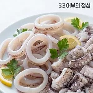 [어부의정성][어부의정성] 국내산 오징어 슬라이스 소포장 300gx2봉