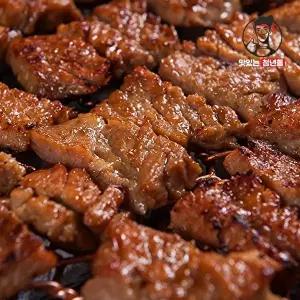 [맛있는청년들] 66갈비 국내산 한돈 뼈없는 양념갈비 1.2kg(300gx4팩)