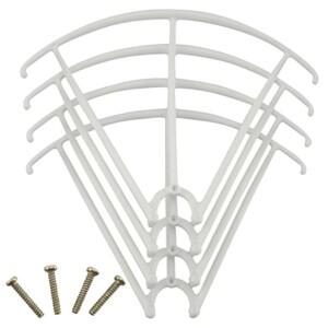 Syma X5 드론용 내구성 있는 플라스틱 쿼드콥터 장난감 보호기 RC 액세서리 세트