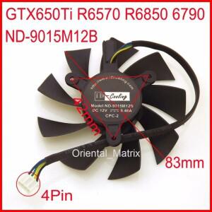ND-9015M12B 12V 0.46A 4핀 83mm 42x42x42mm YESTON GTX650Ti R6570 그래픽 카드 쿨러 냉각 팬용