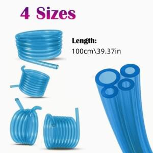 호환상품 4PC 1m 연료 라인 호스 가스 오일 파이프 고온 방지 고무 소프트 튜브 바이크 오토바이 엔진 잔디