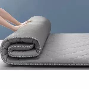 기숙사 매트리스 두꺼운 요토퍼 펜션 바닥이불 학생 더블 침구 접이식