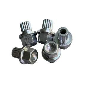 BMW 호환 호환 13567 시리즈 MiniX3X4X5X6 X1X2 용 1PC 도난 방지 휠 볼트 잠금 너트 키 어댑터