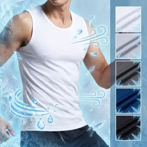 1+1 국산 남성 런닝 기능성 쿨 남자 메리야스 빅사이즈 여름 냉감 나시 러닝셔츠