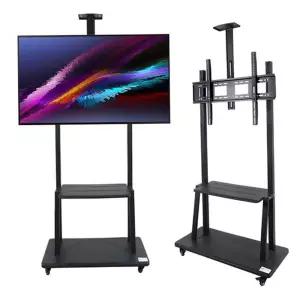 [원일안전] 선반 학교 회사 모니터거치대 높이조절 티비거치대 이동식 가정용  (본품)