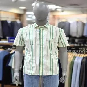 [런던포그]런던포그 세이브존04 기본에리 세로스트라이프 캐쥬얼 엘로우셔츠 ZPA3C850[15] (48361318)