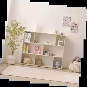 3단교구장 조립식 놀이 수납장 어린이학습용 카라반 안전한 공간 활용 실내 장난감 정리함1