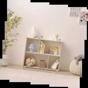 2단교구장 다양한 색상 실용적 공간 활용 조립식 장난감 정리함 어린이 교실 보관함