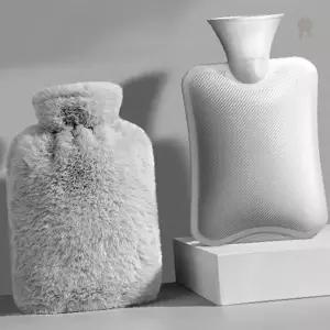 토끼털 커버 보온 물주머니 1000ml 2000ml 겨울 핫팩 온열 찜질 수면용