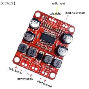 [CCA12] DC 12V TPA3110 디지털 전력 증폭기 모듈 2x15W 듀얼 채널 스테레오 스피커 전자 설계
