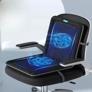 사무실 쿨링시트 USB 통풍 가정용 쿨러 방열 블랙 통기성 범용 타입 여름용