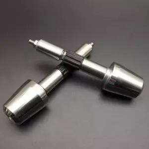 770g 오토바이 핸들 그립 핸들 바 캡 엔드 플러그 한 쌍