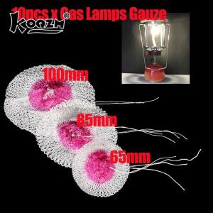 가스 랜턴 맨틀 등유 램프 커버 내구성 메쉬 65/85/100mm 10개