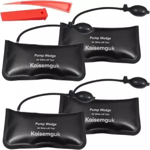 창문 도어 에어 웨지 백 팽창식 심 4pc 상업용 등급 펌프 키트 2개의 프라이 바 전문가용 레벨링 및 다양한