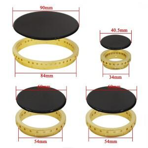 1세트 가스 스토브 버너 뚜껑 오븐 호브 불꽃 표면 및 헤드 교체 구리