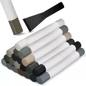 로즈우드 블랙 월넛 앰버 옐로우 버치 및 기타 목재 가구의 네일 홀 수리를 위한 ZXTBMBB 충전 왁스 크레용