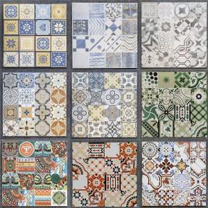 포셀린 테라조 데코 핸드페인팅 디자인 셀프타일 시공