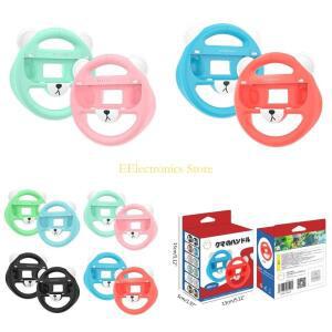 B03C 2/스위치 레이싱 게임 핸드 헬드 그립 키트 용 스티어링 휠 컨트롤러 세트