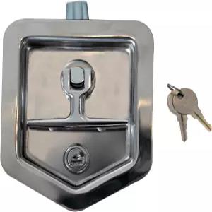 구매자 제품 L8816 접이식 T핸들 래치 트럭 공구함 트레일러 캐비닛 보관함용 스테인리스 스틸 잠금 장치