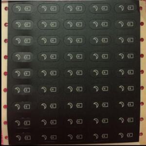 레노버 씽크패드 노트북 LED 조명 표시기 스티커 커버 달 빛 케이스 T410 X220 X230 용