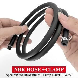 호환상품 5mmx8mm 가스 오일 연료 호스 50cm/1M/3M 내구성 있는 범용 라인 휘발유 파이프 바이크 오토바이