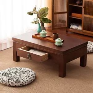 다과상 티테이블 원목 소반 복고풍 미니밥상 전통 개다리 낮은좌탁 좌식 한식상